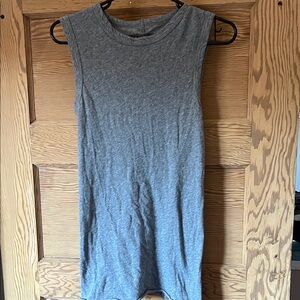 Enza Costa Gray Muscle Tee